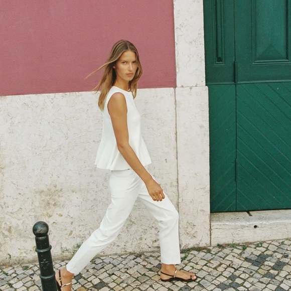 NWT ZARA 2025 collection SEQUIN KNIT PEPLUM TOP SIZE S 
🚨FIRM PRICE - Picture 9 of 16